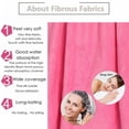 thumbnail image 3 of HURRISE Women's Bath Wrap Set Soft Adjustable Towel Bathrobe With Fast Dry Hair Drying Cap, Soft Spa Bath Body Wrap Set Spa Strapless Shower Towel Kits, 3 of 6