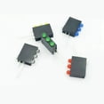 thumbnail image 4 of Portalámparas de tres orificios F3/3 mm, 10/50 unidades, LED, base fija para PCB, pie doblado de 90 grados, indicador F3, con 3 orificios, 4 of 5