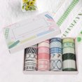 thumbnail image 4 of 20 cintas decorativas de material Washi, cinta adhesiva Kawaii elegante (base de curado), 4 of 8