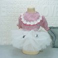 thumbnail image 5 of Fade-Less Dog Dresses - Cozy Puppy Dot Wedding Puff Ball Skirt - Stripe Pattern - Perfect for Dogs, 5 of 8