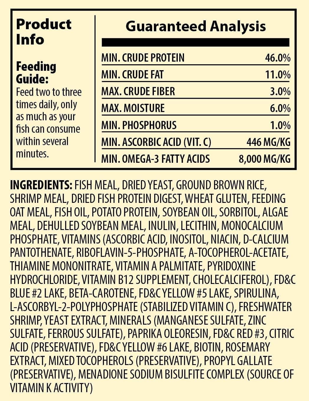 Nourriture en flocons TetraMin pour poisson tropical 2,20 fois (62 g)