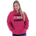 thumbnail image 4 of Stronger Than Breast Cancer Warrior Hoodie Sweatshirt Women Brisco Brands S, 4 of 6