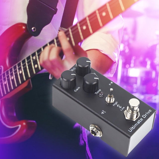 Nilvkv Guitar Effects Pedal-Metal Distortion Overload Reverb Choir Sound for Electric Guitar Performance