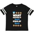thumbnail image 3 of Inktastic What Happens at Nana's Boys or Girls Toddler T-Shirt, 3 of 5