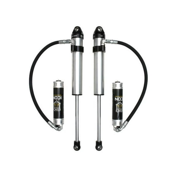 Icon Vehicle Dynamics 27821CP 18-UP JL 2.5INFRONT 2.5 VS RR CDCV PAIR ALUMINUM & SAT BLACK