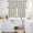 Green, variant on Sage Green Leaf Kitchen Curtains Sets for Windows 24 Inch Length, Retro Farmhouse Plant Floral Branch Rod Pocket Window Treatments Tier Curtains and Valances Set for Bedroom/Bathroom