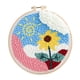 thumbnail image 2 of Kits de inicio para bordado con aguja perforadora, tela con bastidor, kit de enganche para alfombras, manualidades Girasol, 2 of 9