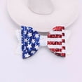thumbnail image 2 of TOWED22 4th of July Patriotic Girl Hair Bows Clips Accessories, Glitter Red White and Blue Hair Clips USA Decorative Women Hair Accessories for Independence Day Memorial Day(White), 2 of 7