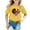 1-Yellow471, variant on Wxolcjlv Girls Summer Sweet Short Sleeve T Shirt Casual Cartoon Print Crewneck Tee, Sizes 3-14