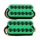 thumbnail image 1 of 2 pastillas Humbucker de doble bobina para guitarra de alto rendimiento, puente para el cuello, verde 绿色 kusrkot Pastillas de guitarra Humbucker, 1 of 7