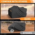 thumbnail image 4 of Housse pour VTT pour Can-Am Outlander 1000 XT-P 2015-2017 4 Roues Housse de Quad avec Sac de Rangement Tissu Oxford Imperméable avec Revêtement PU Protection contre le Soleil et la Pluie Extérieur Noir, 4 of 6