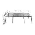 thumbnail image 2 of KAKOWELY 1 Set Retractable Kitchen Storage Rack Space Saving Shelf Organizer for Home Dorm,24.02"X9.25"X5.31", 2 of 5