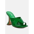 thumbnail image 2 of Snatched Intertwined Toe Ring Heeled Sandals, 2 of 10