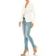 thumbnail image 6 of Women's Casual Office Work Long Sleeve Fitted Open Front Blazer Pack of 2, 6 of 6