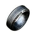 thumbnail image 4 of relayinert Unique Vintage Steel Ring Suitable For Both Genders Ring For Men Metal For Unisex Rings Gifts For Friends Vintage Rings Antique silver 11 5Set, 4 of 6