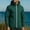 Green, variant on Men's Windbreaker Jacket Spring Fall Thin Outdoor Mountaineering Riding Windproof Water-Repellent Long Sleeve Hooded Polyester Coat