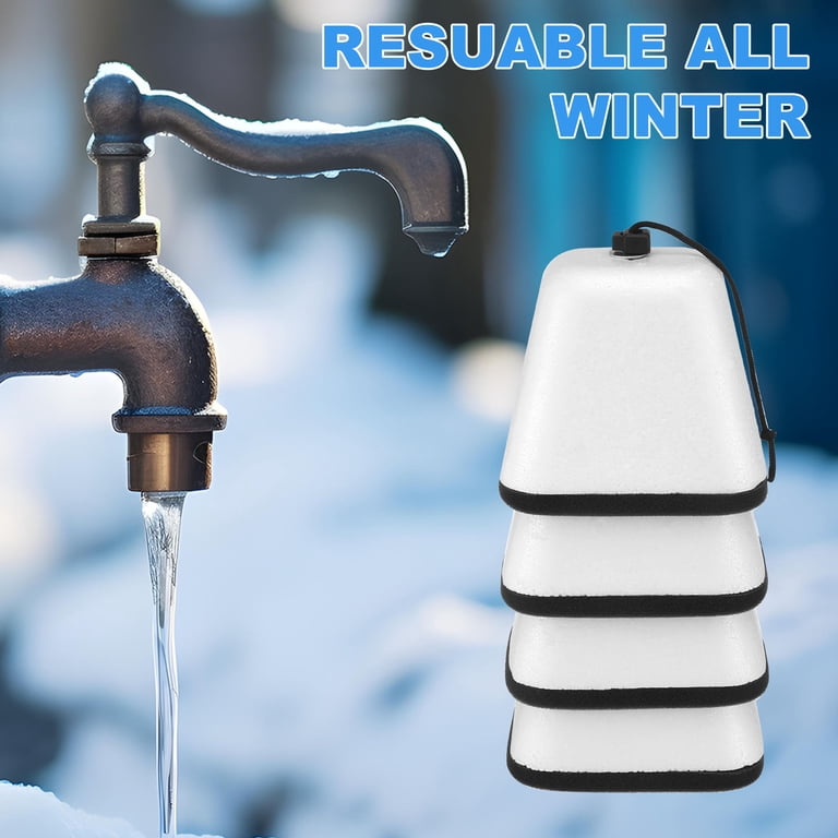 Luiisis Outdoor Faucet Covers For Winter, 3 Pack White photo 3