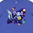 thumbnail image 4 of Inktastic Galaxolotl Cute Purple Space Axolotl Galaxy Design Youth T-Shirt, 4 of 5