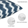 thumbnail image 5 of YFYANG Square Decorative Throw Pillow Case (Without Pillow Insert), Ikat Style Line Texture Bedroom Sofa Car Cushion Cover, 20"x20", 5 of 9