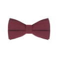 thumbnail image 1 of INSPIRAR CHIC Corbatas de Algodón para el Día del Padre para Hombres, Corbatas de Moño de Color Sólido Texturizado, Corbatas Pre-atadas para Fiesta Familiar, Pequeño Magenta, 1 of 4