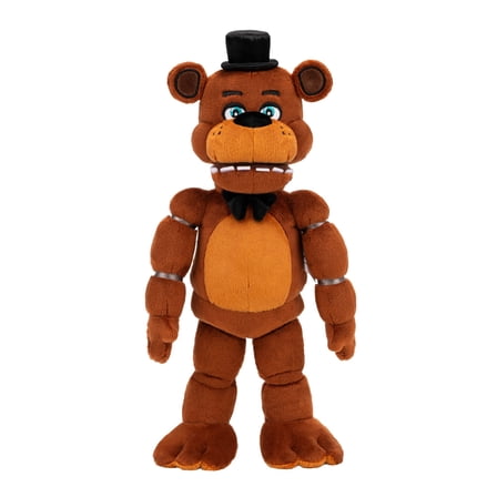 Five Nights at Freddy’s 14 inch Poseable Sound Classic Freddy Plush - 4 Sounds, and  Glow-In-The-Dark Eyes