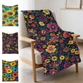 thumbnail image 7 of Colorful Printed Throw Blanket,Soft Warm Nap Blanket Lightweight Portable Design Sofa Leisure,Bedroom Rest, Outdoor Camping Use,39.3x27.6 Inch,yellow, 7 of 7