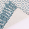 thumbnail image 3 of REGALWOVEN Juego de 2 fundas de cojín decorativas impresas con borlas para sofá azul-4 12" x 20", 3 of 6