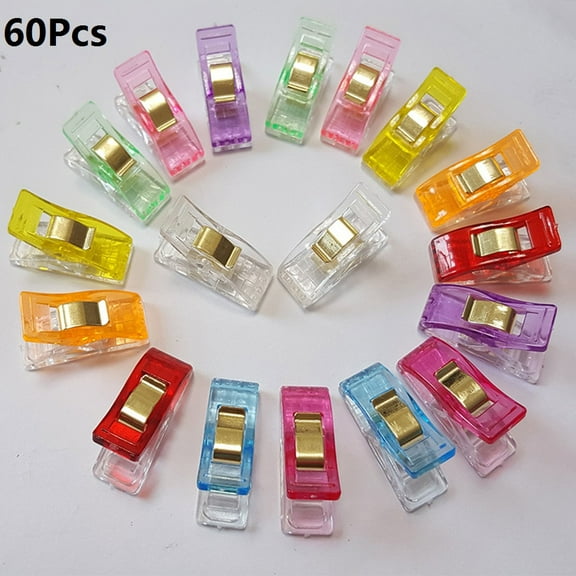 Holiday Clearance 60pcs Candy Color Clothes Pins Pegs Hanging Clothespin Photo Clips Random Color