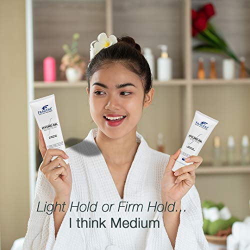 FRAGFRE Styling Gel Fragrance Free 8 oz Medium Hold - Hair Styling Gel for Sensitive Skin - Hypoallergenic Parabens Free - Gluten Free Vegan Cruelty F
