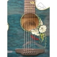 thumbnail image 3 of Luna Flora Series Moonflower Custom Folk Acoustic-Electric Guitar - FLO MOON CUST, 3 of 7