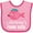 Pink and Fuchsia, variant on Inktastic Mommys Fishing Buddy Girls Girls Baby Bib