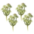 thumbnail image 4 of COMPUKAS Set of 4 Faux Green Plants Indoor Tabletop Decor with PVC Leaves for Party and Event Organizers, 4 of 8
