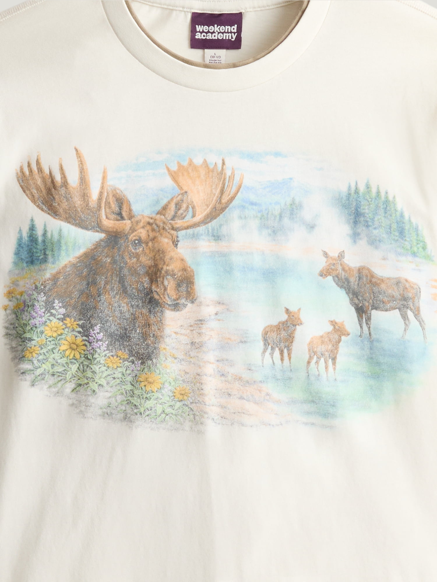 Weekend Academy Boys Layered Look Graphic Tee with Long Sleeves, Sizes 4-18