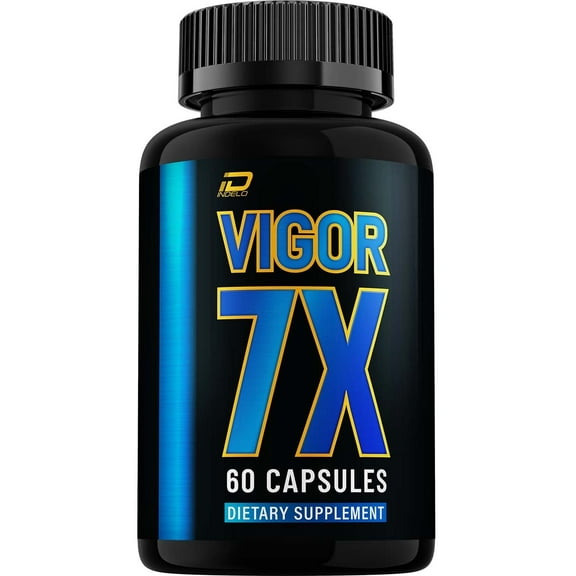 Vigor 7x for Men Capsules – Vigor7x Overall Health and Energy, Official Formula, Vigor 7x, All Natural Support Formula, 60 Capsules