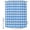Blue, variant on Orange Checks Shower Curtain for Bathroom, White Gingham Plaid Abstract Modern Summer Waterproof Cloth Fabric Bathroom Accessories Set with 12 Rust Proof Plastic Hooks, 72"x72"