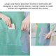 thumbnail image 4 of Delantal Delantal sin mangas ajustable de PVC Impermeable a prueba de aceite Babero de cocina Accesorio de cocina, Verde AweSitey HA003456-02, 4 of 6