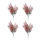 thumbnail image 1 of Wosthever Lavanda Artificial de plástico, 4 Uds., versátil y duradera, para espacios interiores y exteriores Decoración Rojo atardecer, 1 of 6