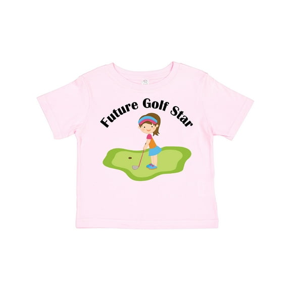 Inktastic Future Golf Star Girls Golfing Girls Toddler T-Shirt