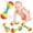Double-Ended Rattle, variant on Baby Rattles Toys for 3-6 Months,Grab Shake Rattle for Babies 6-12 Months, Easy Hold Teething Toy,Development Learning Toy for Babies 3+ Months Birthday Gift