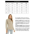 thumbnail image 7 of COMOSOFFER Gray Turtleneck Lightweight Sweaters for Women Soft Sweaters Womens Turtleneck Long Sleeve Pullover Knit Sweater Tops, 7 of 7