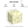 thumbnail image 4 of Logiee Tissue Box Cover 5X5X5'' PU Leather Tissue Holder Square Tissue Cube Box Organizer for Bathroom Vanity Countertop,Car,Night Stands,Office,Home,Kitchen (Green Pears), 4 of 8