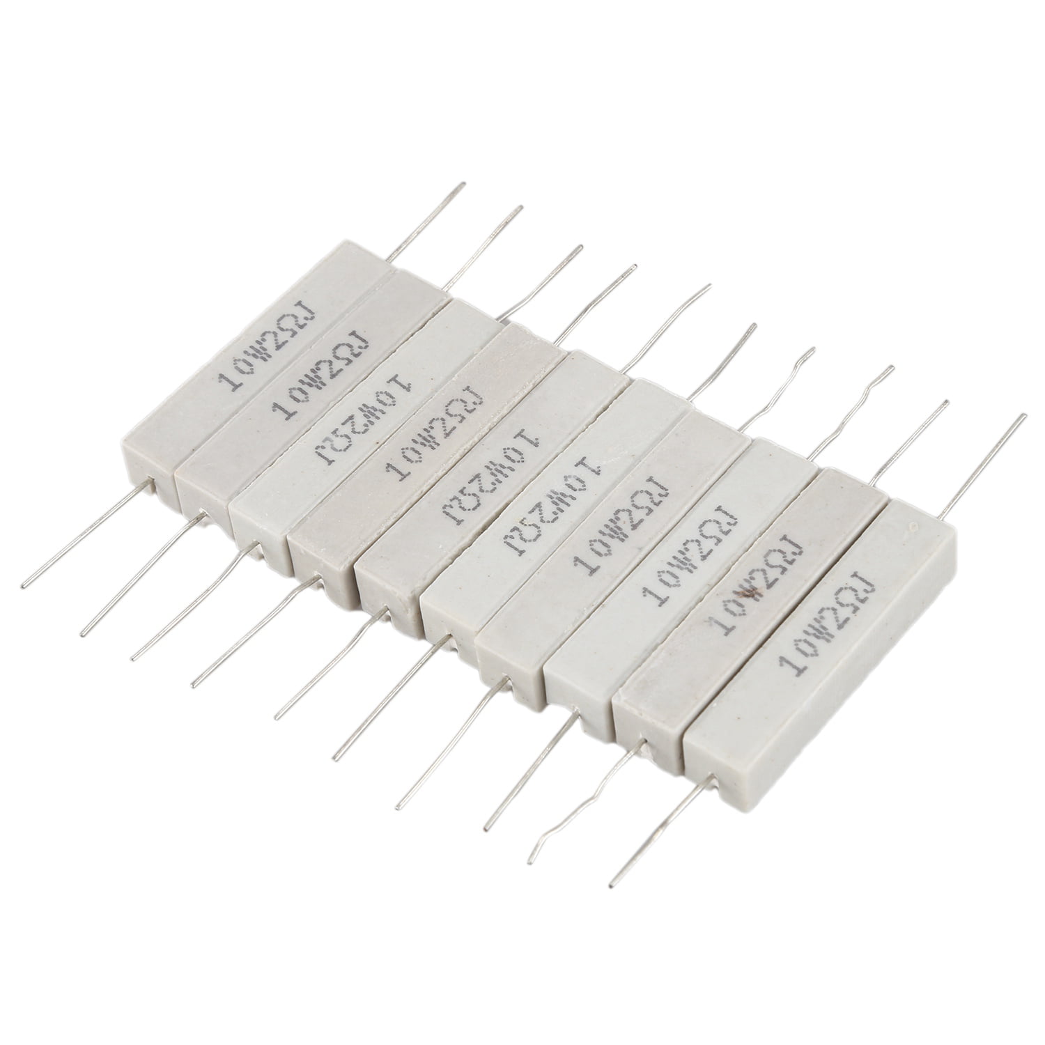 10x Wire Wound Ceramic Cement Resistor 47 Ohm 10W 5%
