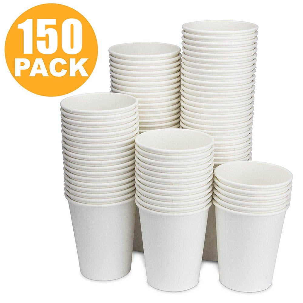 Skycarper 7Oz 150Pack Disposable Cups, Paper Cups, Bathroom Cups
