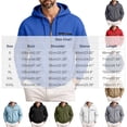 thumbnail image 4 of yillto Men Zip up Hoodie Sweatshirt Coat with Zipper Pocket Long Sleeve Loose Drawstring Jackets, 4 of 7