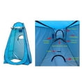 thumbnail image 3 of Pops-up Privacy-Shower Tent Instant Lightweight Portable Outdoor Shower Tent Changing, 3 of 8