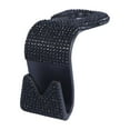 thumbnail image 4 of Gancho para reposacabezas del asiento del automóvil del vehículo, accesorio organizador de almacenamiento con diamantes de imitación brillantes, organ Negro, 4 of 8