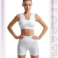 thumbnail image 2 of XCHQRTI Women's Yoga Sports Short Pants Butt Lifting Comfort Yoga Pants Tummy Control Shorts, 2 of 7