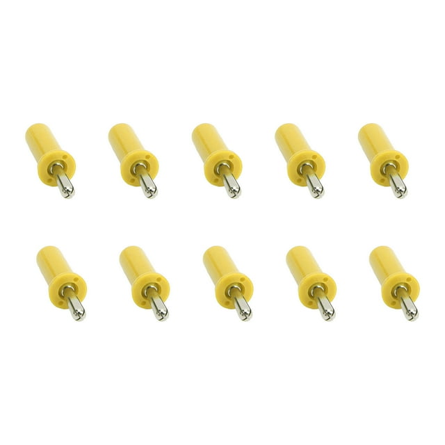 Speaker Cable Connector Gold Plated Banana Plug Banana Adapter 10pcs Banana Plug 4mm Cross Slot Gold Plated Brass Solder Type Connector For Speaker Cable