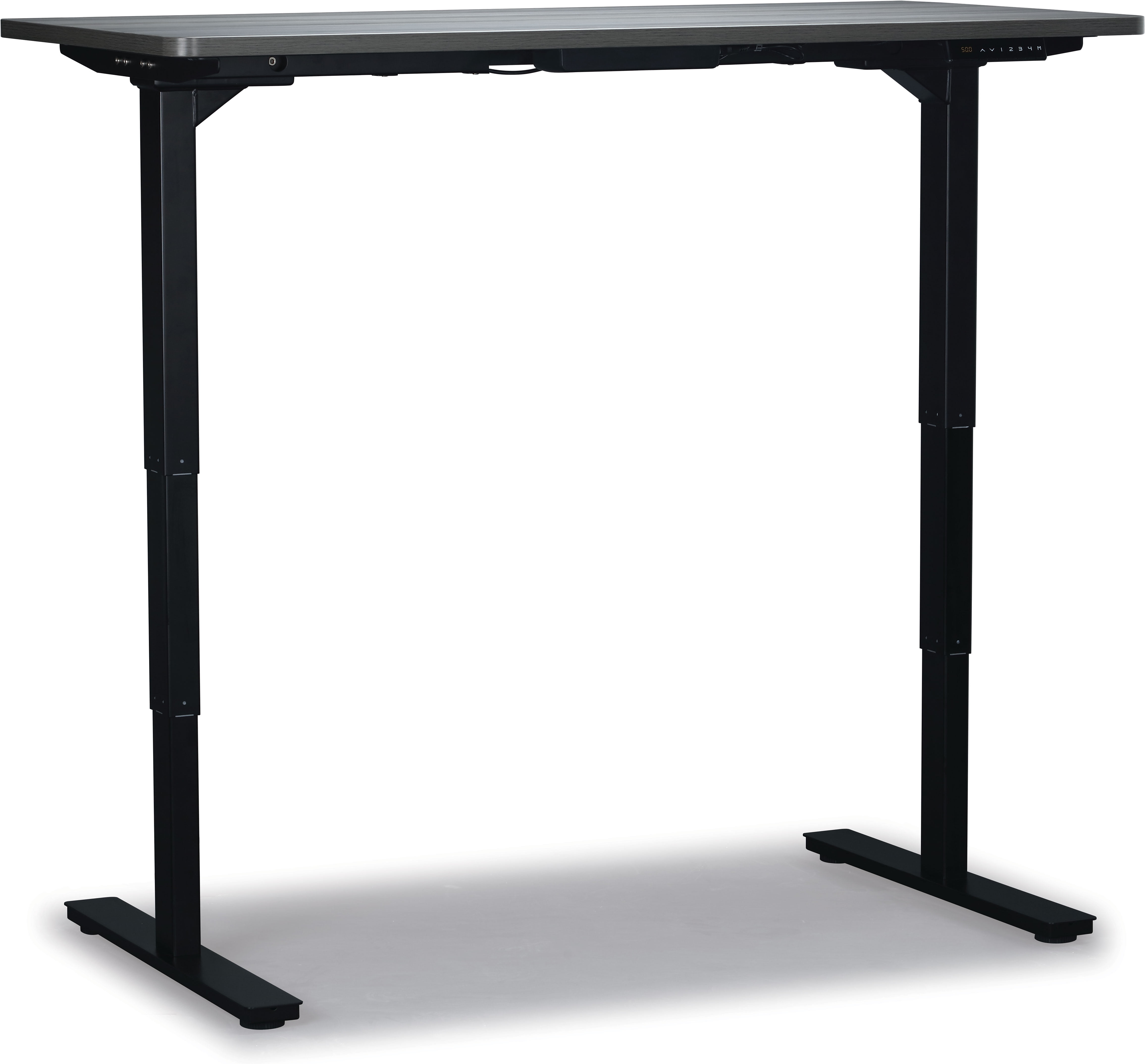Staples Electric Sit Stand Adjustable Desk Grey 53109 Walmart Com Walmart Com