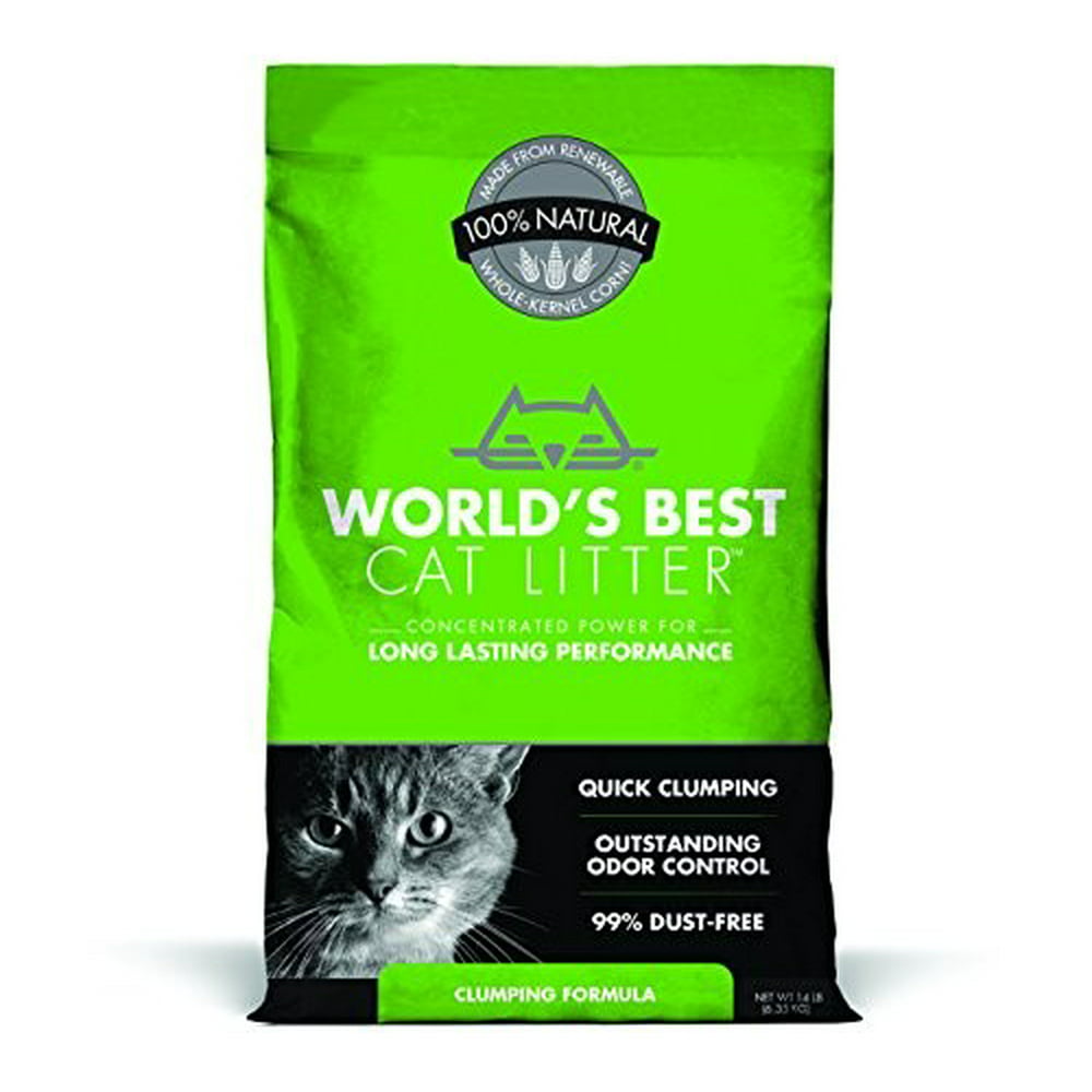 World's Best Cat Litter Clumping Cat Litter Formula, 14lb Walmart